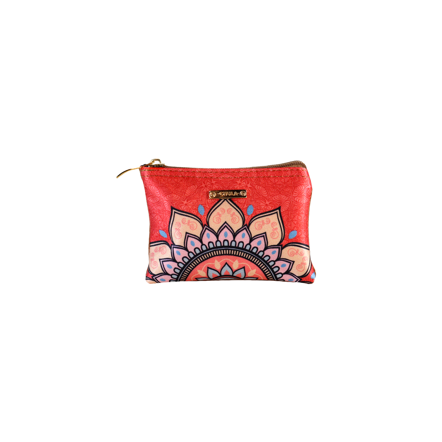 Mandala Naranja - Tarjetero Chula Moda Latina
