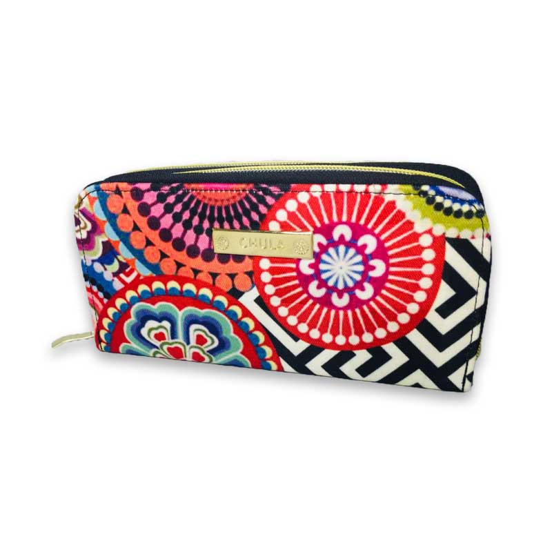 Circulos - Cartera Doble Cierre Chula Moda Latina