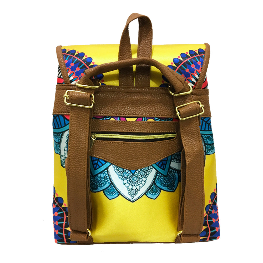 Mandala Amarillo - BackPack Celine Chula Moda Latina
