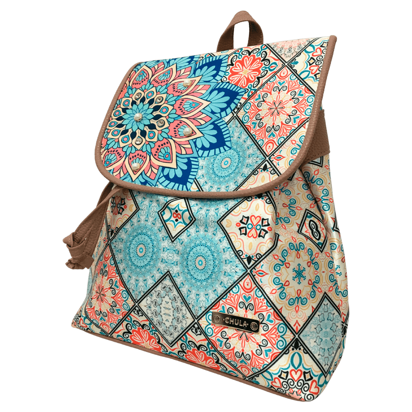Mandala Turquesa - BackPack Celine Chula Moda Latina