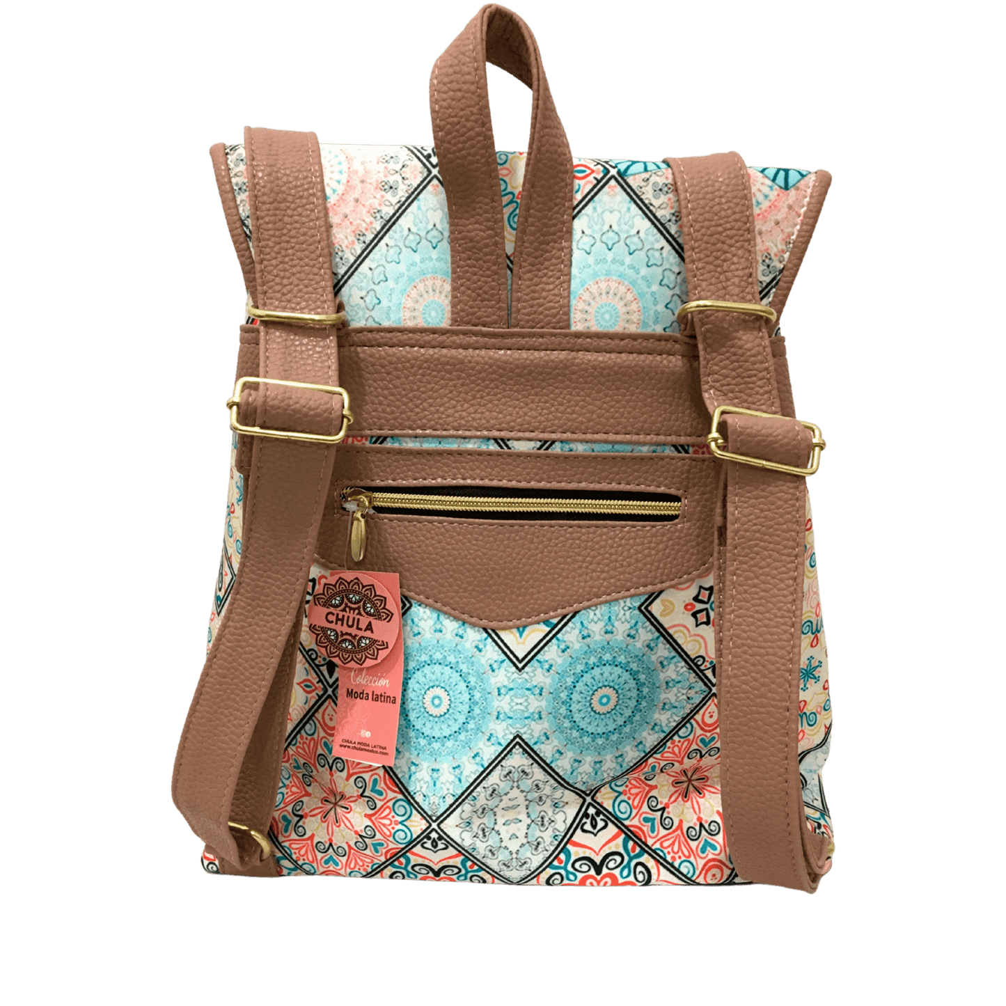 Mandala Turquesa - BackPack Celine Chula Moda Latina