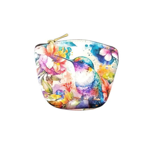 Colibrí Floral - Mini Monedero