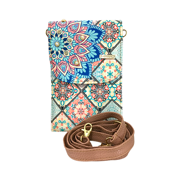 Mandala Turquesa - Porta Cel Amelie Chula Moda Latina