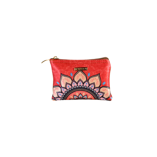 Mandala Naranja - Tarjetero Chula Moda Latina