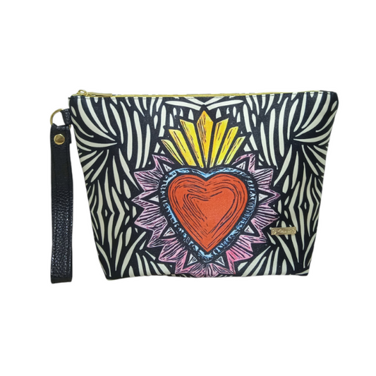 Corazón de Zebra- Cosmetiquera Aline