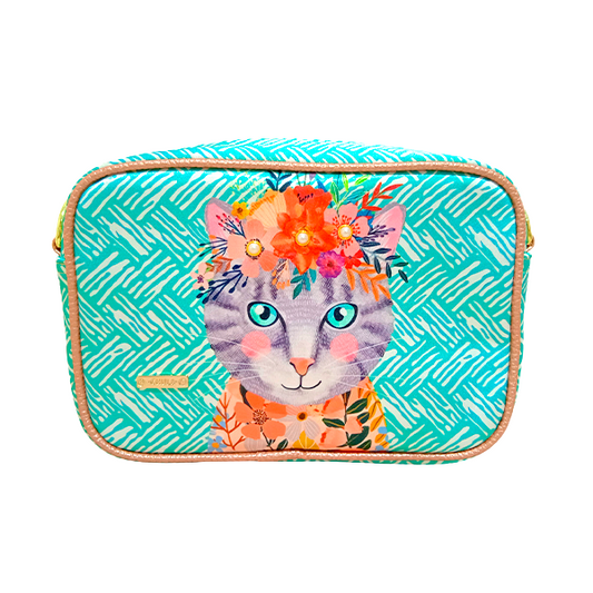 Gato Flores Aqua - Mia