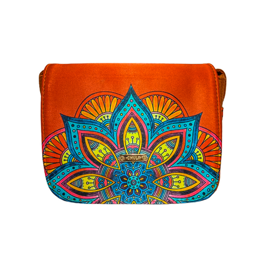 Mandala Naranja - Cartera Julie