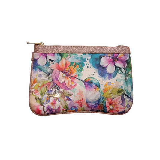 Colibrí Floral - Mini Clutch