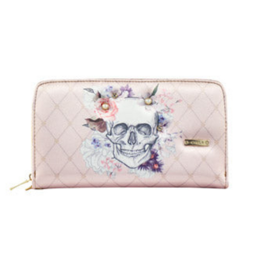 Calavera Floreada - Cartera Maxi